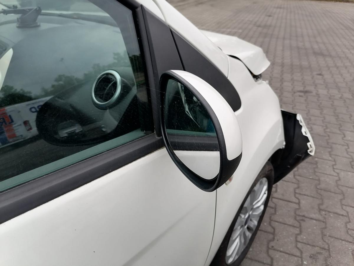 Ford Ka 2 RU8 original Au&szlig;enspiegel rechts elektrisch verstellbar Chrystal Wei&szlig; Bj.2012